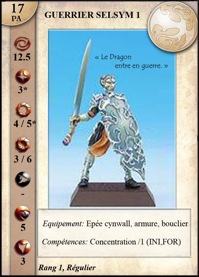 Guerrier Selsÿm 1 (Épée)